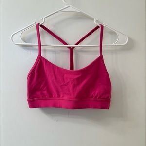 Lululemon pink size 6 bra.